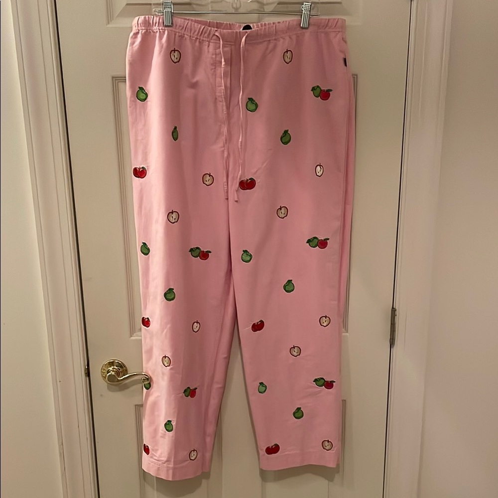 “ORVIS” Pink Pants with Fruit Print